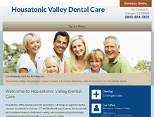 Tablet Screenshot of hvdentalcare.com
